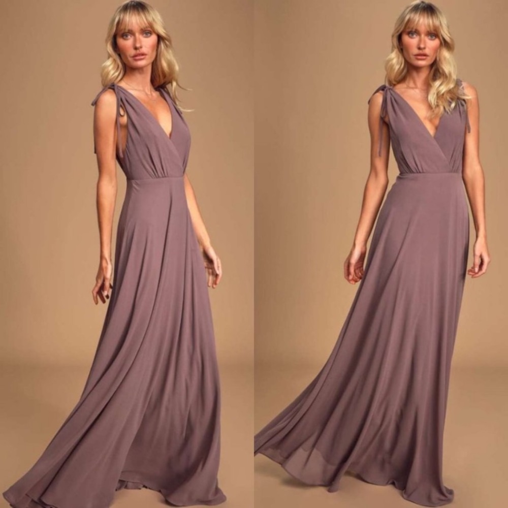 Lulu's Mauve Maxi Dress